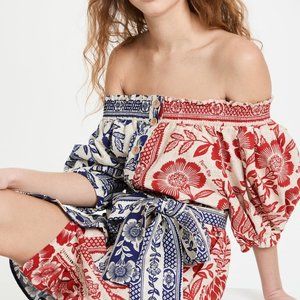 FARM Rio Mixed Pineapple Garden Mini Dress size M